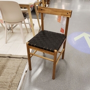 宜家纳坎耐斯椅子餐椅餐桌配套实木户外椅凉亭阳台休闲椅