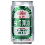 台湾进口ttl金牌台湾啤酒330ml*整箱24罐
