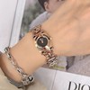 女表士气质韩版时尚复古手链，款手表圆形，石英玫瑰普通国产腕表