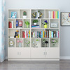 书柜落地木质产品展示柜现代简约书架收纳柜置物架书橱资料架