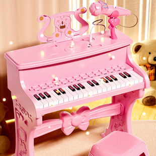 电子琴儿童钢琴家用初学者可弹奏多功能乐器生日耶诞礼物玩具女孩