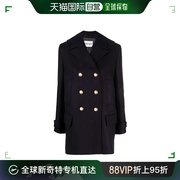 99新未使用香港直邮Miu Miu 双排扣羊毛大衣 ML970S23212U5