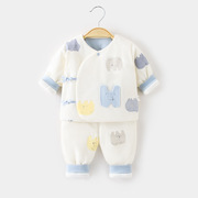 童泰新生婴儿衣服分体套装宝宝0一3个月上下春秋冬季棉袄冬款刚出