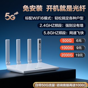 中科巨龙随身wifi无线网卡路由器5gcpe免插卡移动wifi多连不卡不限速无限流量笔记本电脑家用穿墙王信号增强