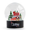 直供树脂雪花水晶球圣诞节创意，礼物家居摆件树脂雪花水晶球