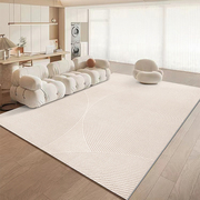 客厅奶油风地毯轻奢高级沙发茶几，毯现代极简卧室床边毯家用地垫