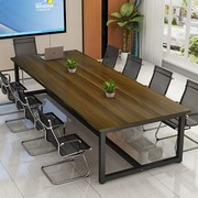 定制办公洽谈简易实木会议桌，长桌子工作台长方形，现代简约轻奢小型