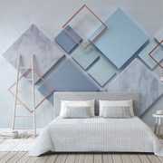 电视背景墙壁纸北欧3d几何壁画现代简约客厅装饰墙纸立体影视墙布