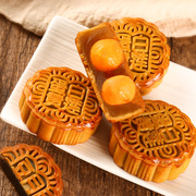 广式双黄月饼100g五仁莲蓉蛋黄豆沙黑芝麻多口味传统糕点散装中秋
