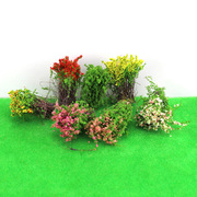 灌木花丛 DIY沙盘建筑模型材料 模型场景制作 模型花丛成品地花
