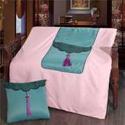 中国结刺绣绸缎多功能抱枕被两用靠垫被枕头被午休空调被定制logo