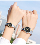 瑞士手表全自动钨钢情侣手表防水女时尚夜光情侣款一对机械表