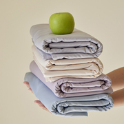 a类母婴级纯棉磨毛床单，单件纯棉100全棉加厚高级纯色紫色双人被单