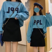 单件/套装女装冬季韩版学生长袖卫衣+半身裙短裙子两件套秋冬