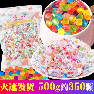 儿童糖果网红炫彩千纸鹤糖果，水果混合味糖小酸酸零食，散装发批糖
