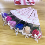 单支香皂玫瑰康乃馨肥皂花情人节创意小妇女节送老师礼物