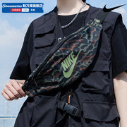 Nike耐克单肩包男女运动包2024年春季挎包胸包帆布腰包斜挎包