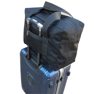 亮秀大容量防水牛津布旅行收纳袋，能套在拉杆箱上的便携行李包手提(包手提)