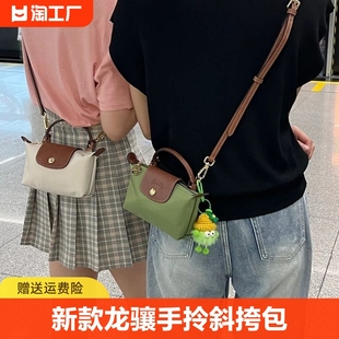 女包2024龙骧mini手拎斜挎饺子包高级感迷你手机包零钱包