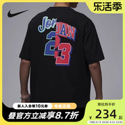 NIKE耐克男子短袖针织衫JORDAN运动舒适简约纯色T恤FQ0359-010