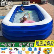 泳游池儿童充气游泳池大号家用成人，戏水池小孩，游泳桶加厚海洋球池