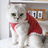 德文猫衣服可爱背心冬天幼崽，居家保暖抽绒两脚，衣无袖马甲绒衣冬装