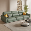 布雷尔意式轻奢真皮沙发直排小户型客厅现代简约极简羽绒沙发组合
