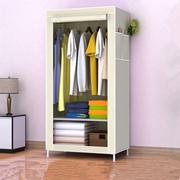 布衣柜单人衣橱钢管组装组合衣柜衣橱收纳整理家用简约挂衣柜
