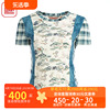 渔牌女装短袖t恤女2023夏季新中式国风印花针织上衣fgfb2007