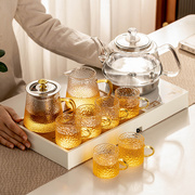 茶具套装家用小型全自动上水，电磁炉大功率，一体茶盘功夫茶玻璃茶壶