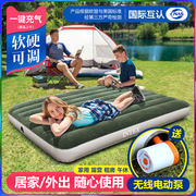 intex充气床垫家用双人加厚气垫床，单人户外便携折叠帐篷冲气床