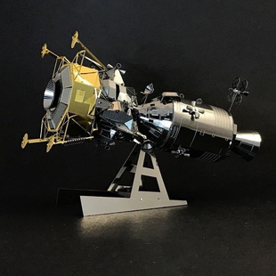 5折全金属diy拼装模型3d立体拼图，阿波罗推进器和登月舱