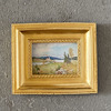欧式复古金色树脂小相框挂壁照片墙创意艺术简约美式田园风格摆件
