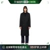 香港直邮潮奢 AMI Alexandre Mattiussi 男士 黑色双排扣大衣 HCO