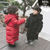 儿童羽绒衣中长款冬季韩版 男女童加厚保暖连帽羽绒外套
