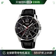 香港直邮卡西欧casio商务石英表，男表皮带腕表，手表礼物男款