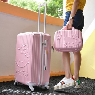 可爱拉杆箱女士韩版旅行箱学生，行李箱万向轮20寸登机皮箱子密码