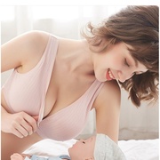 EA16哺乳文胸背心式聚拢防下垂喂奶孕妇内衣怀孕期中母乳胸罩薄