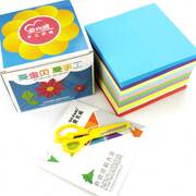 彩纸盒装彩色纸手工纸幼儿园儿童彩色卡纸折纸材料正方形15cm
