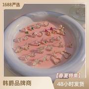 s925银针春夏小雏菊花朵耳环，女百搭气质小清新珍珠耳钉耳饰品