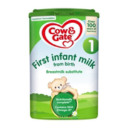 直邮英国进口cow&gate牛栏幼儿配方牛，奶粉1段0-6个月2桶