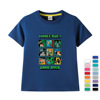 我的世界Minecraft男童短袖t恤纯棉夏季酷帅男孩中童潮牌童装上衣