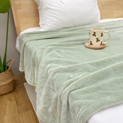 秋冬毛毯子(毛毯子)床上用空调，毛毯小被子，办公室午睡珊瑚法兰绒加厚铺床垫