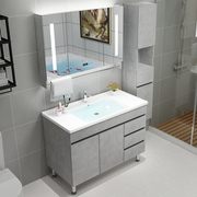 304不锈钢浴室柜组合陶瓷盆一体智能洗脸洗手面盆池卫生间洗漱台