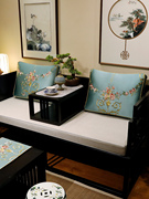 中式沙发坐垫实木家具可定制红木沙发垫罩套轻奢罗汉床五件套垫子