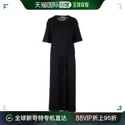香港直邮潮奢 Lemaire 女士 配腰带短袖长连衣裙 DR1045LJ1016