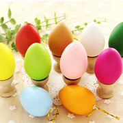 复活节彩蛋 儿童diy手工彩绘鸡蛋壳玩具蛋幼儿园仿真手绘画涂色蛋
