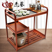 移动茶台实木茶车简约家用小茶桌柜茶盘茶具，全自动烧水壶套装一体