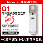 bblaudioq1q2话筒，专业录音配音主播直播多音色大振膜电容麦克风