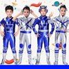 儿童动漫剧机器人舞台卡通，表演服装幼儿宇航员，太空服现代舞演出服